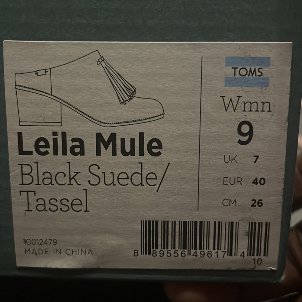 BRAND NEW TOM’S Mule Slide Mules - Picture 3 of 6